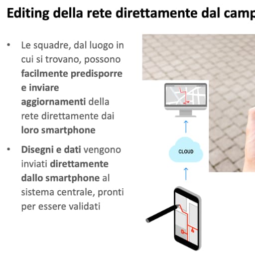 Editing della rete direttamente dal campo