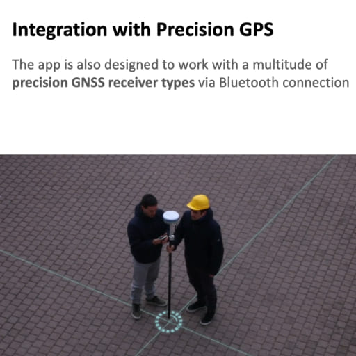 Integration with precision GPS